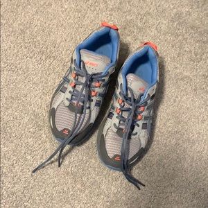 Light Blue and Peach “Asics” Tennis Shoes